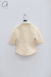 shushutong sleeved polo top SS22TO06 naked